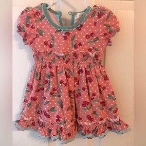 Matilda Jane size 6-12 month cherry dress